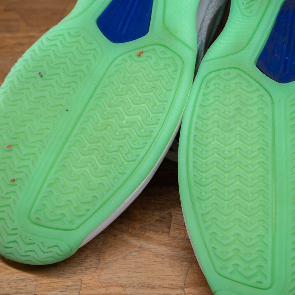 adidas White and Light Green Sneakers - Picture 8 of 8